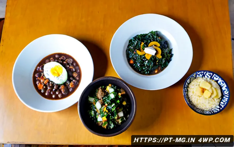 Home 17 전통 음식의 지역적 변형 - Photorealistic overhead food comparison scene showing regional Brazilian variations of traditional f...